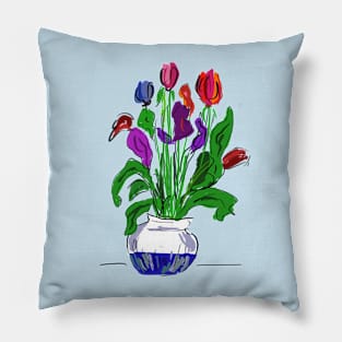 Flower still life Pillow