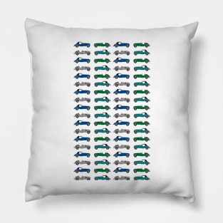 Morgan Plus 4 Print Pillow