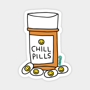 chill pills Magnet