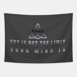 Sky Is Not The Limit Design Tapestry