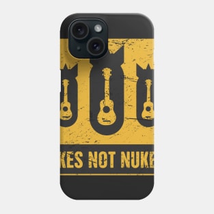Ukes Not Nukes | Ukulele Fallout Sign Phone Case
