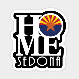 HOME Sedona Arizona (white text) Magnet