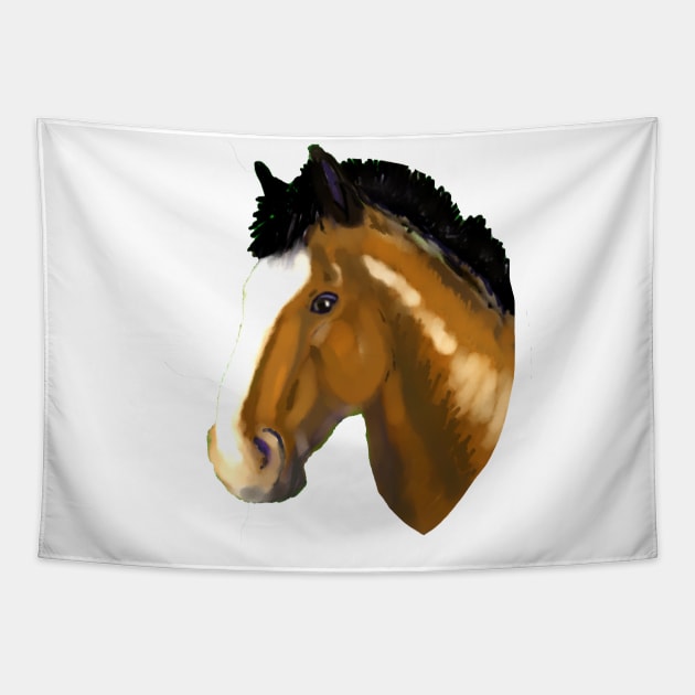 Clydesdale horse Tapestry by Shyflyer