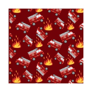 Firefighting Fire Truck T-Shirt