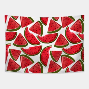 Watercolor Watermelons Tapestry