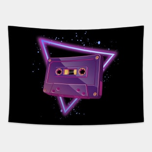 Take Me Back - Cassette Tape Synthwave Tapestry