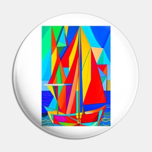 Sail Away: Stunning Sailboat Art Pin