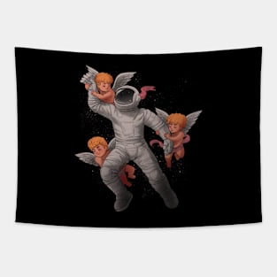 Cherubs Astronaut by Tobe Fonseca Tapestry