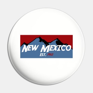 New Mexico Mountains Pin