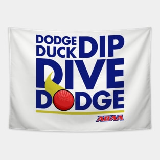 Five D's of Dodgeball Tapestry