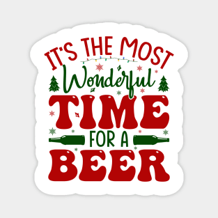 its the most wonderful time for a beer Magnet