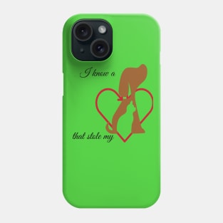 Cat/Dog Stole Heart Phone Case