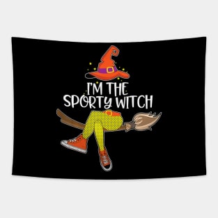 Im He Sporty Witch  Halloween Matching Group Costume Tapestry