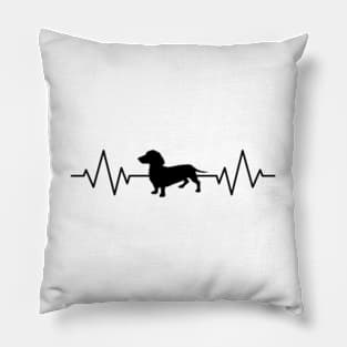 Dachshund Lifeline | Dachshund Lover | Doxie Graphic | Dachshund Mom & Dad Pillow