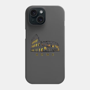 Colosseum at night. Phone Case