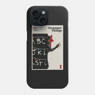 Stranger Things Season 1 Poster Art Phone Case