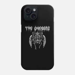 the oneders black metal Phone Case