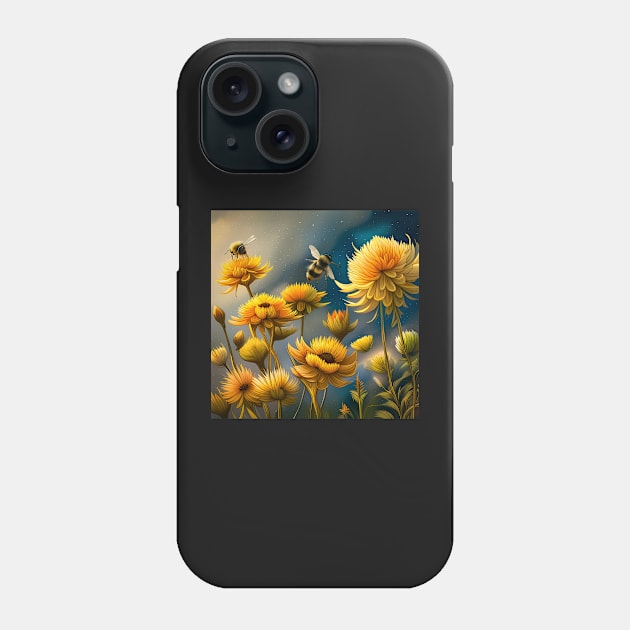 Wild Flowers Growing Phone Case by ArtShare