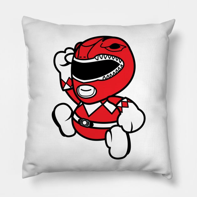 Cute RedRanger Pillow by Samtronika