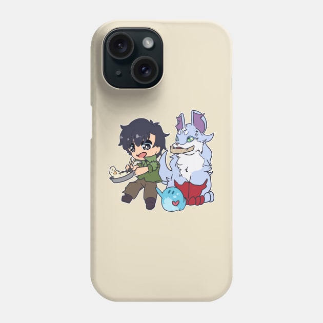 Campfire Cooking Chibi Phone Case by kelsmister