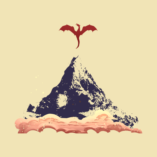 The Lonely Mountain by tfernandesart