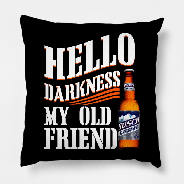 Hello Darkness My Old Friend BSCH Pillow by TeeWind