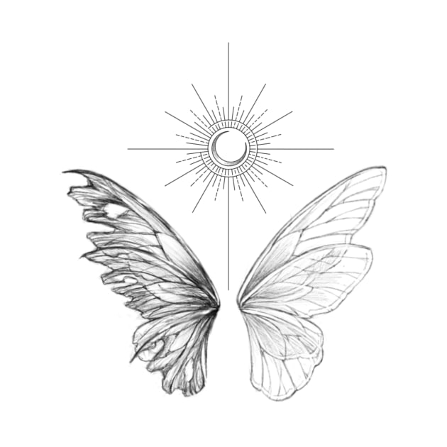 Yin Yang Butterfly by Asong