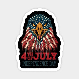 4th of July Independence Day Eagle Magnet