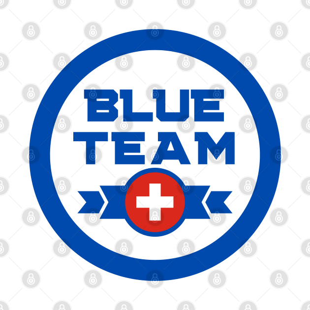 Cybersecurity Blue Team Switzerland Gamification Badge CTF by FSEstyle