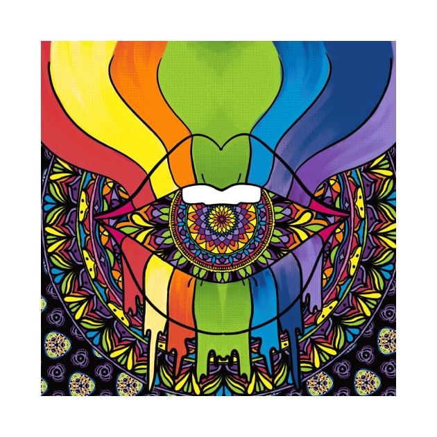 Rainbows and mandala4 by TealFeatherCreations1