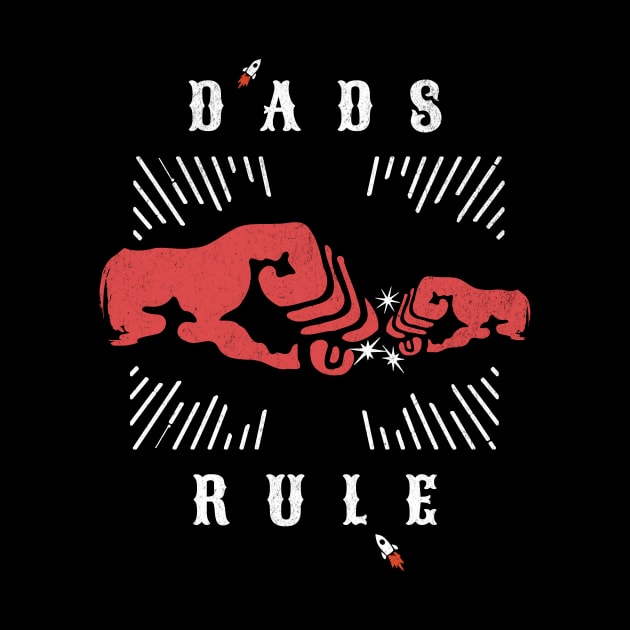 Fathers Day Gift For Dads Gifts For Son To Dad To Son Fist Bump Dad Rules by InktuitionCo