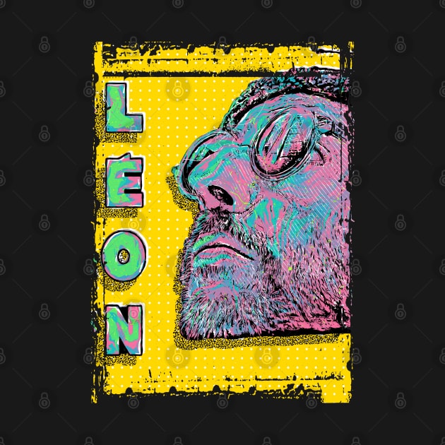 leon the pro retro art by PrintstaBee