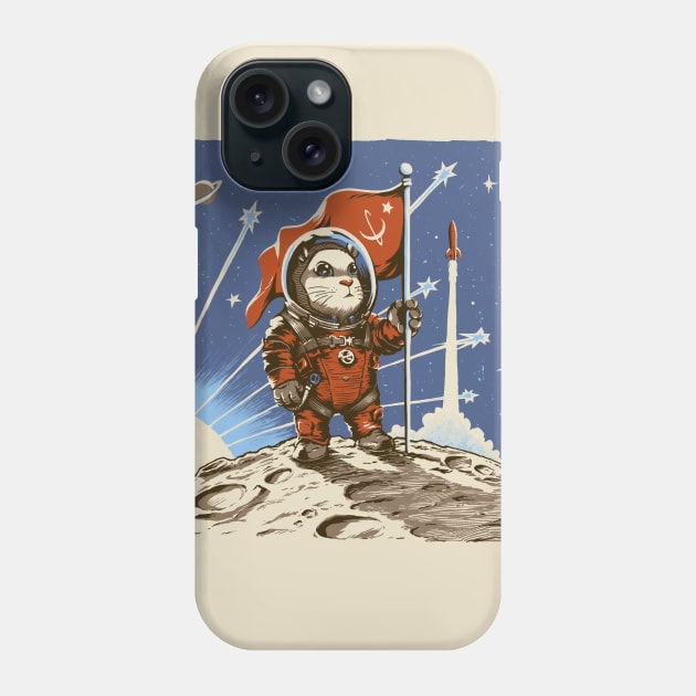 Cosmonaut Space Hamster Phone Case by sketchboy01