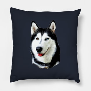 Siberian Husky Huskies are cute! Pillow