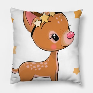 Cute Reindeer Pillow