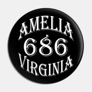 686 AMELIA VA (WHT) Pin