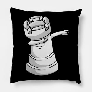 Rook Chess piece at Chess Hip Hop Dance Dab Pillow