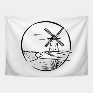 The Netherlands - mill Tapestry