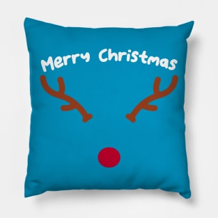 Rudolph Christmas Cute Reindeer Pillow