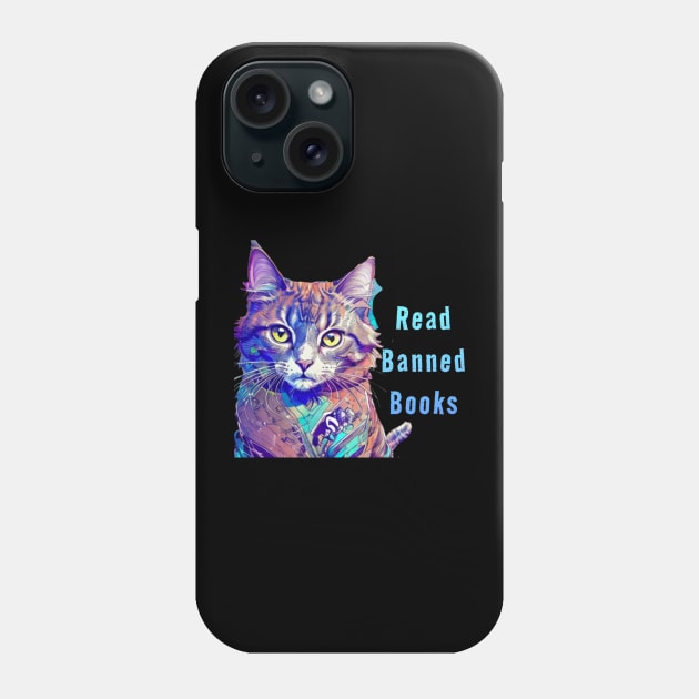 Gandalf Says...Read Banned Books Teal Phone Case by Gold Dust Publishing