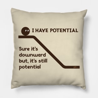 Potential down-dark Pillow