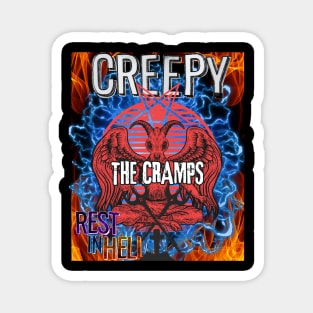 Rest In Hell The Cramps Magnet