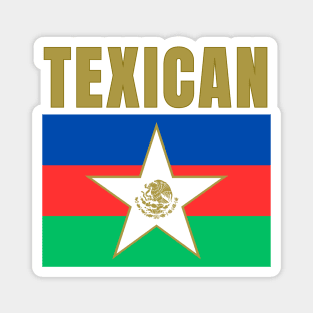 Texican Flag Magnet