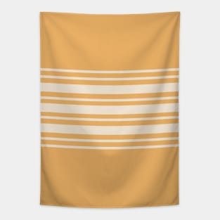 Preppy Retro Stripes - Yellow by Lyman Creative Co. Tapestry