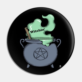 Witchin' Cauldron Pin