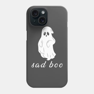 Sad Cute Ghost Boo T-Shirt Phone Case