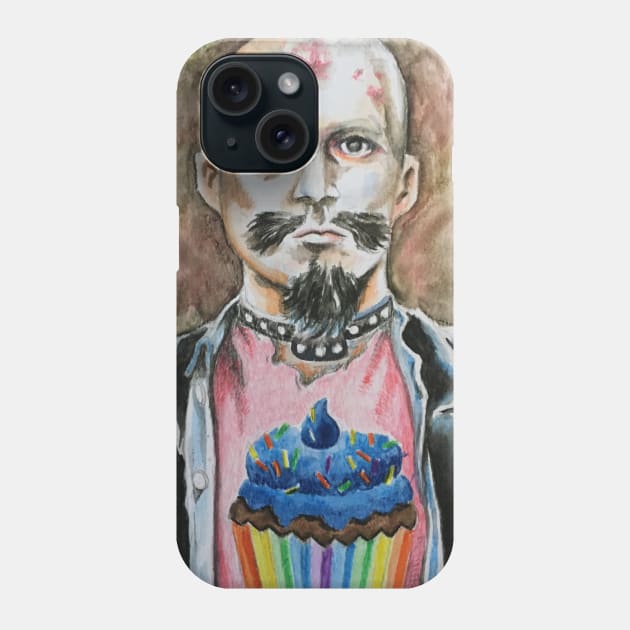 fun and frolic with GG Allin punk hardcore scum cupcakes Phone Case by charlesstat3