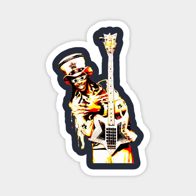 bootsy collins Magnet by Apri