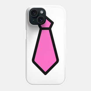 pink tie t Phone Case