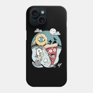 Spooky night pizza Phone Case